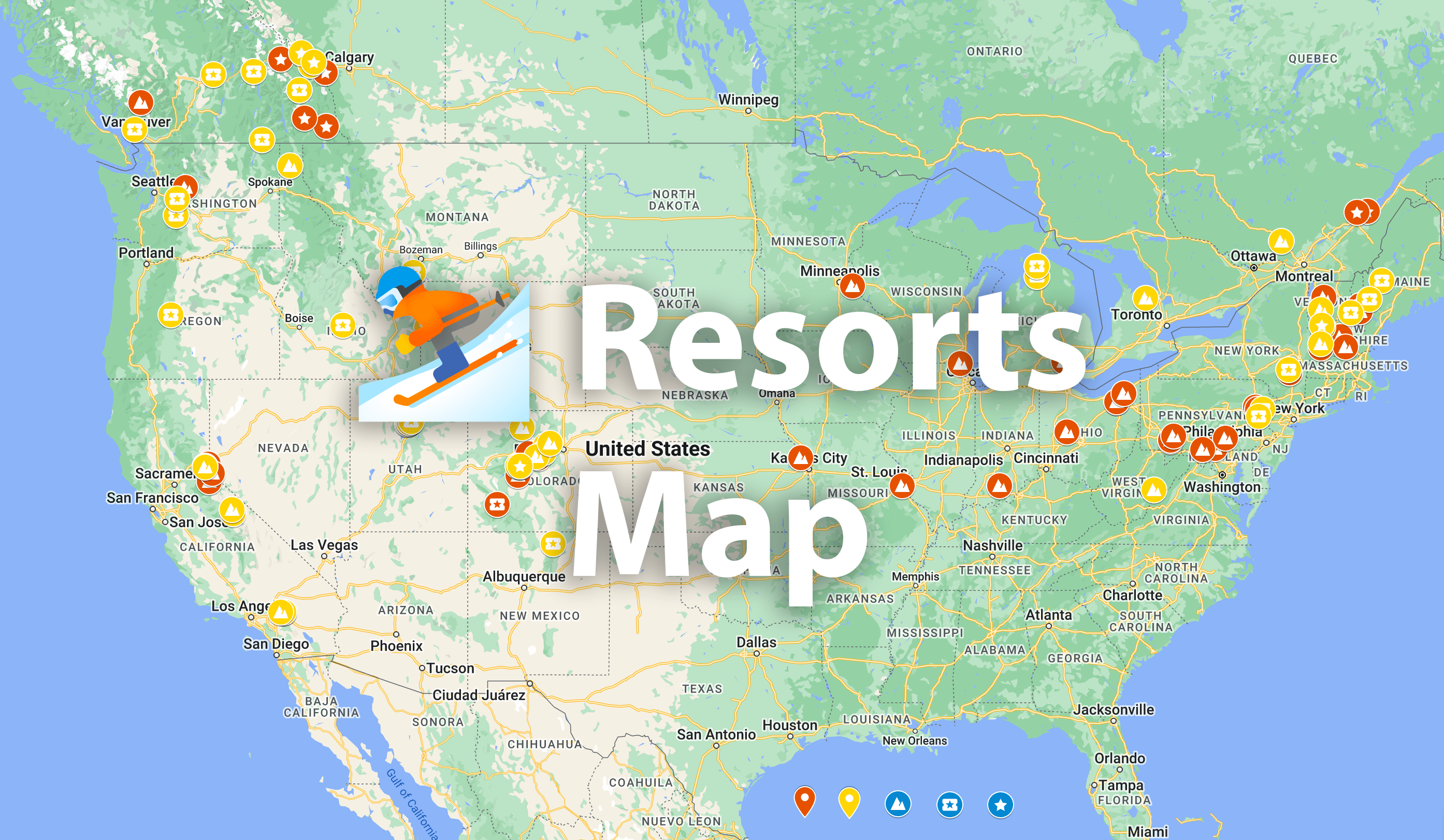 Epic Pass Ikon Pass Ski Resorts Map 2024 2025 Peter Meglis